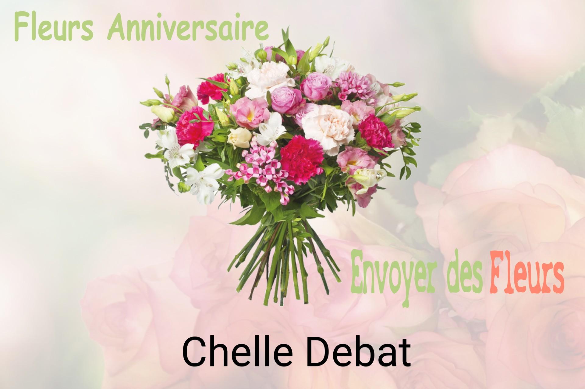 Bouquet de fleurs d’anniversaire livré à Chelle-Debat