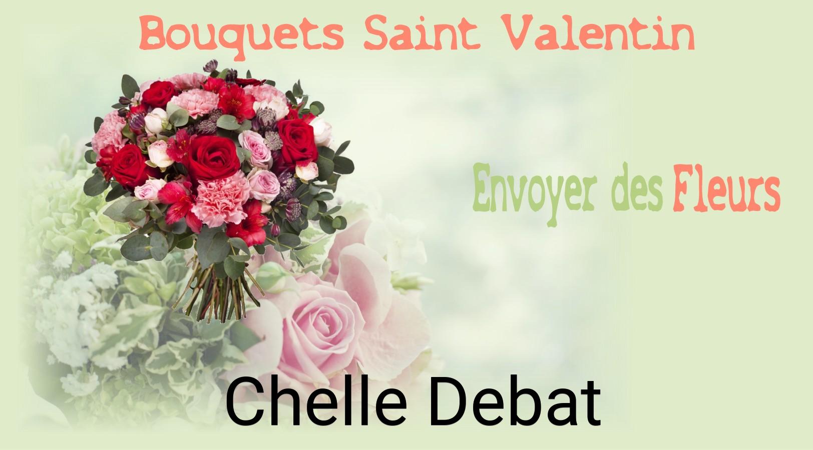 Roses de Saint-Valentin livrées à Chelle-Debat